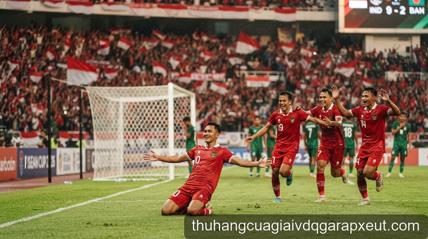 FIFA ASEAN Cup 2026: Indonesia hủy diệt Bangladesh, khẳng định vị thế chủ nhà